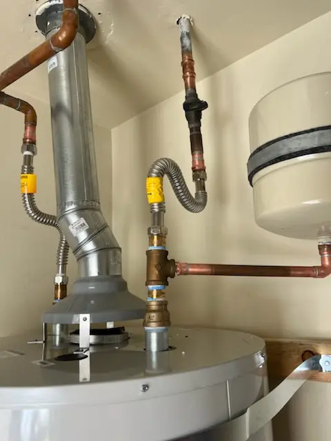 Water heater installation and plumbing repair in Twenty Row