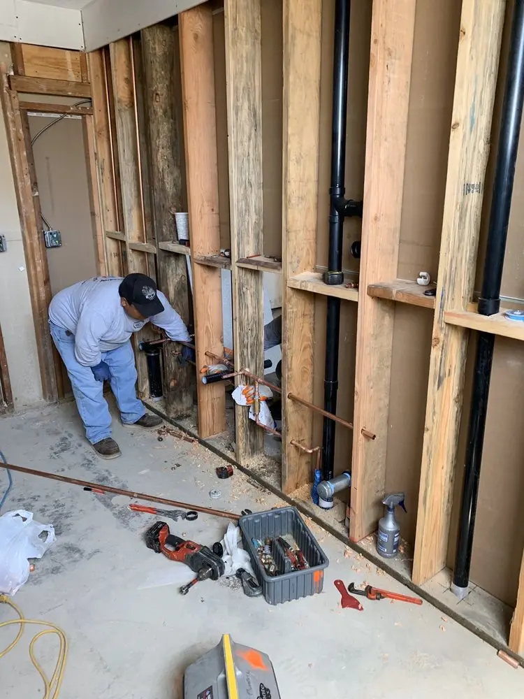 Commercial rough-in plumbing for Gas Line Repair in Twenty Row